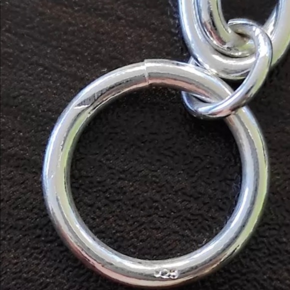 925 silver plated chain bracelet - Picture 8 of 9